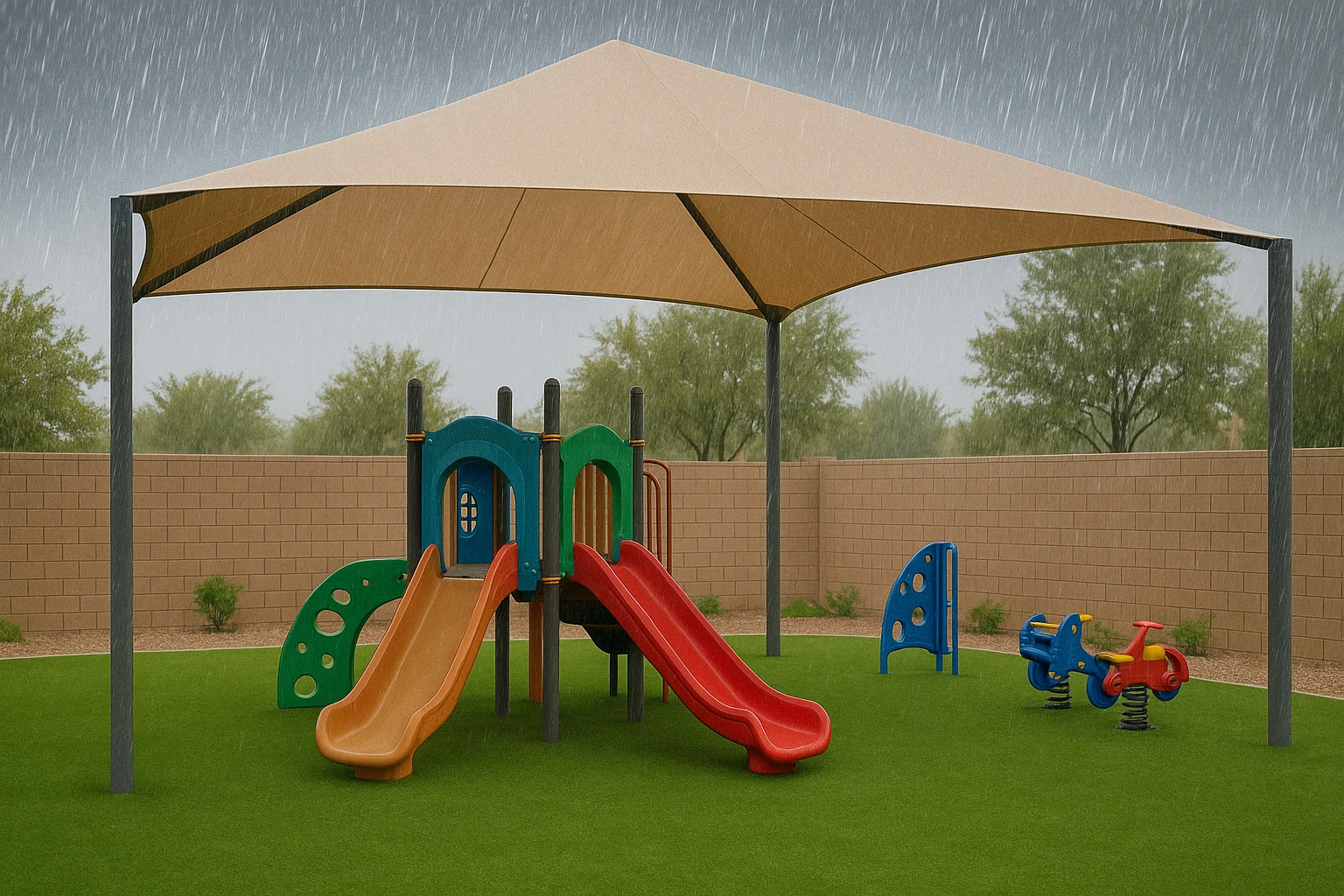 All-weather turf